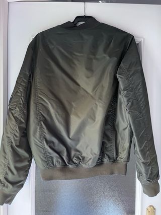 Chaqueta bomber verde niño