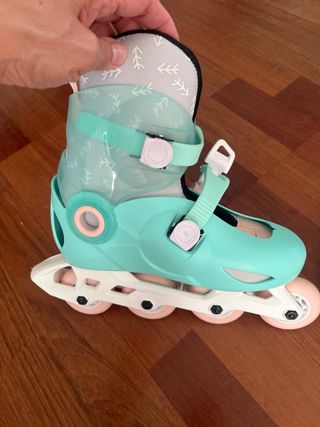 Patines en línea infantiles color turquesa