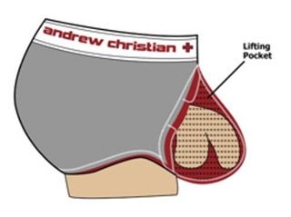 Tanga FlexSoft Show-It Andrew Christian Negro XL