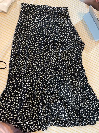 Falda estampada floral