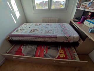 Cama nido doble 2m x 1m