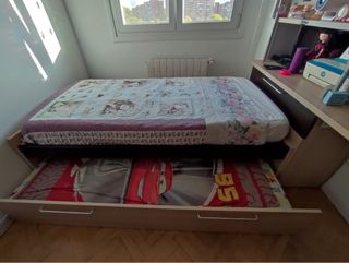 Cama nido doble 2m x 1m