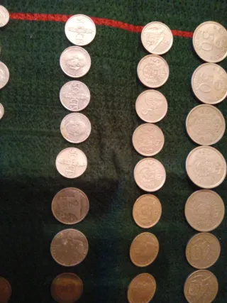 Lote de monedas antiguas