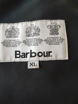 Chaqueta Barbour Hombre Talla XL