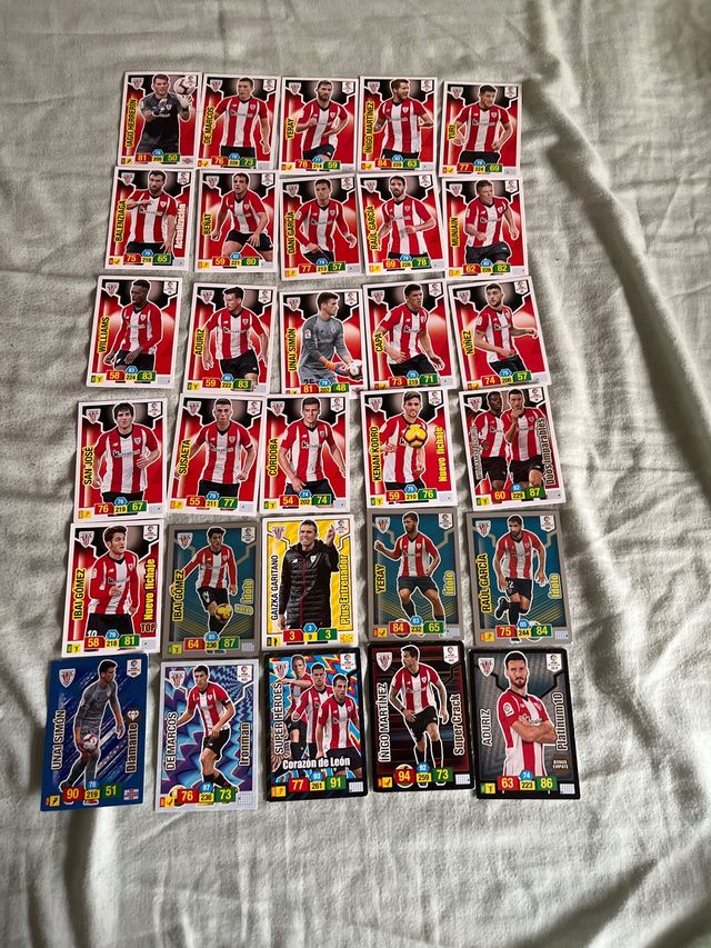 Collezione di carte collezionabili Athletic Club 18-19
