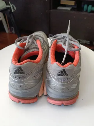 Zapatillas Adidas Grises y Rosas