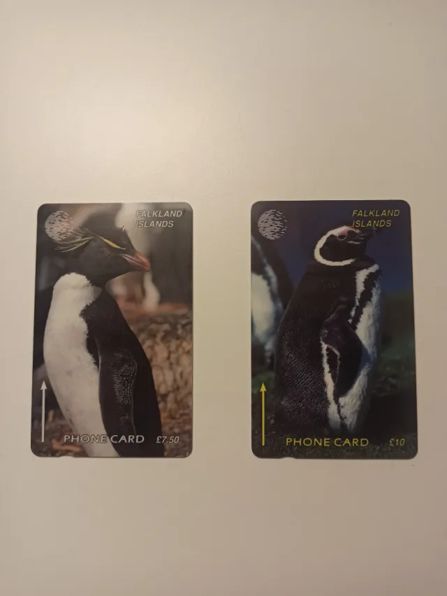 Schede telefoniche dei Falkland Penguins