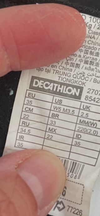 Patines 4 ruedas Decathlon talla 35