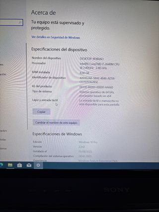 Sony Vaio i7 2.8GHz 8GB RAM