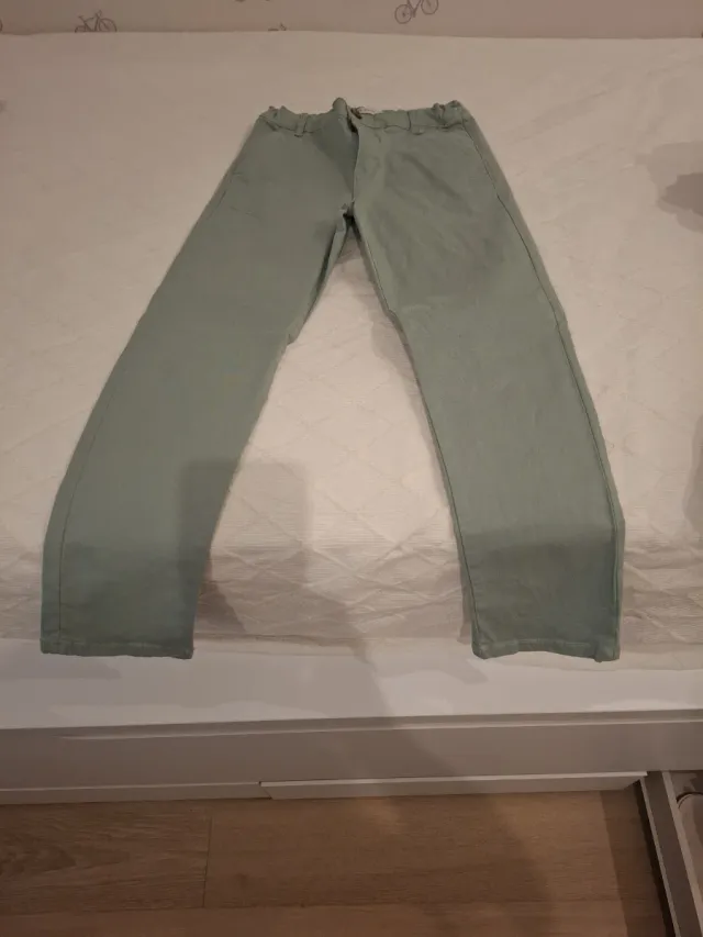 Pantalón chino niño verde