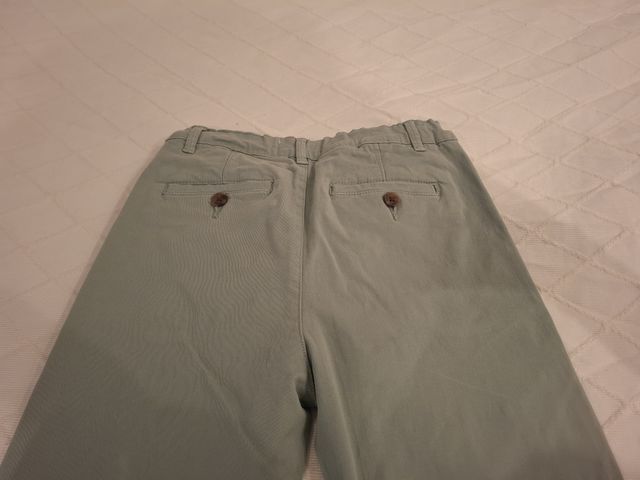 Pantalón chino niño verde