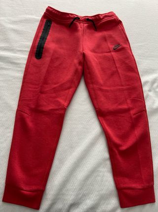 Pantalón Nike Tech Fleece Rojo Nuevo