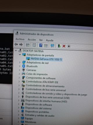 Ordenador con Windows 10 funcionando