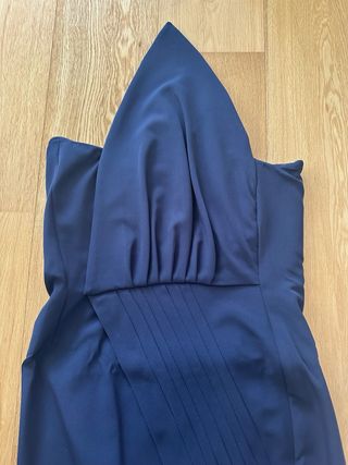 Vestido Satela azul talla L