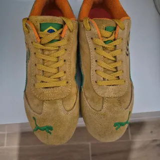 Zapatillas Puma Ferrari Felipe Massa Marrones/Verd