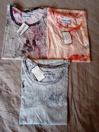 Lote 5 camiseta Design & Co Mujer Talla 36-42