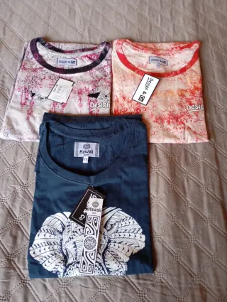 Lote 5 camiseta Design & Co Mujer Talla 36-42