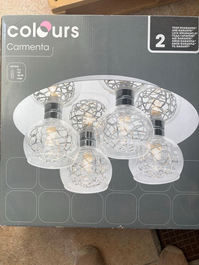 Lámpara Colours Carmenta sin estrenar