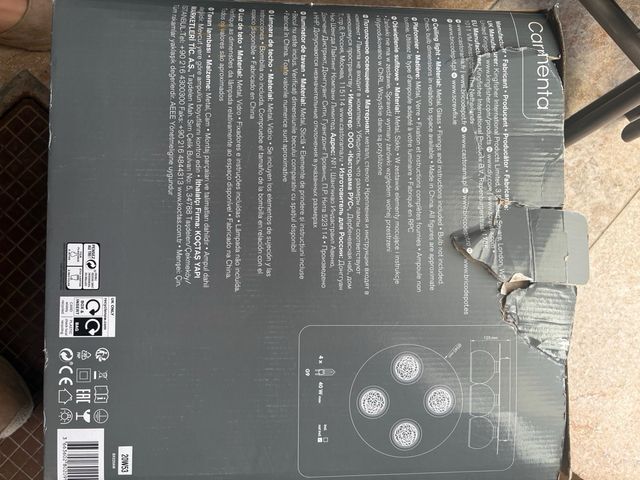 Lámpara Colours Carmenta sin estrenar