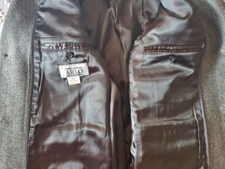 Abrigo tweed gris