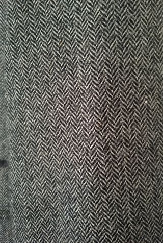 Abrigo tweed gris