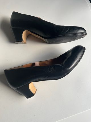 Zapatos Flamenco Maty Negros, son 36 pero como 38