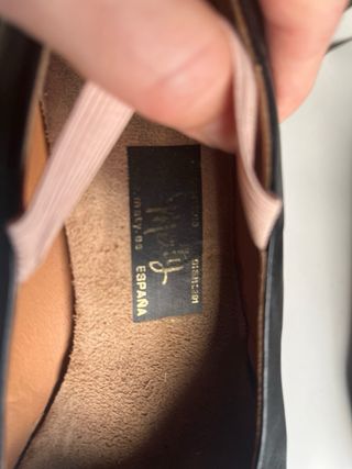 Zapatos Flamenco Maty Negros, son 36 pero como 38