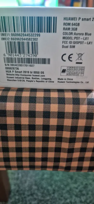 Huawei P Smart 2019 blu 64 GB