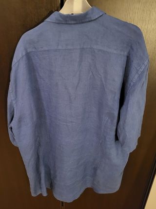 Camicia uomo COCALO'S lino blu XXL