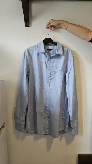 Camicia azzurra Kiabi uomo
