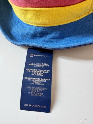 Sombrero Polo Ralph Lauren bloques color