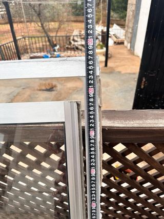 Ventanas correderas de aluminio blanco