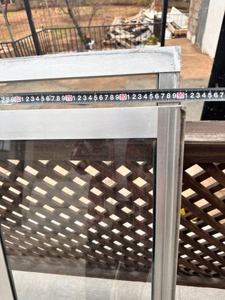 Ventanas correderas de aluminio blanco