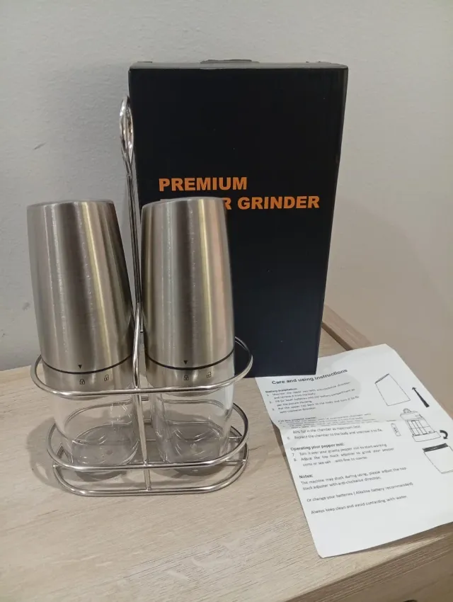 Molinillo Eléctrico Sal y Pimienta