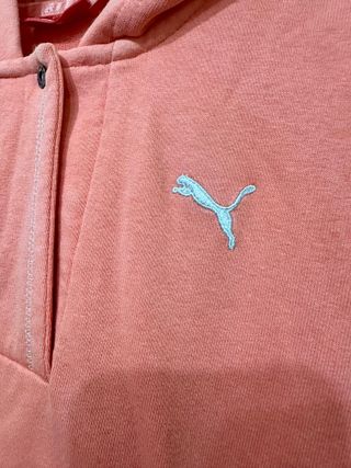 Sudadera Puma Talla S Naranja/Rosa