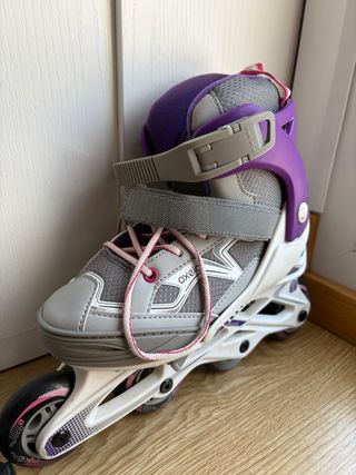 Patines Oxelo Morado y Gris