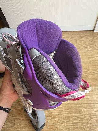 Patines Oxelo Morado y Gris