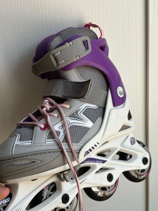 Patines Oxelo Morado y Gris