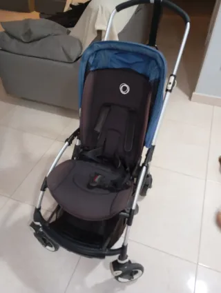 Carro Bugaboo Azul y Marrón