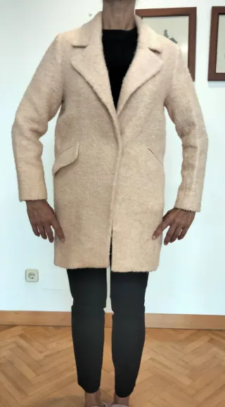 Abrigo UTERQÜE Lana Alpaca Talla S NUEVO