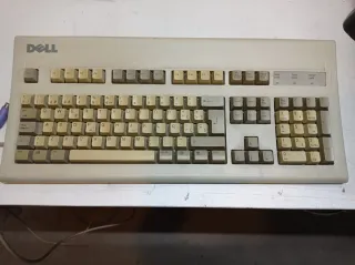 Teclado Mecánico Dell AT102W Beige/Gris