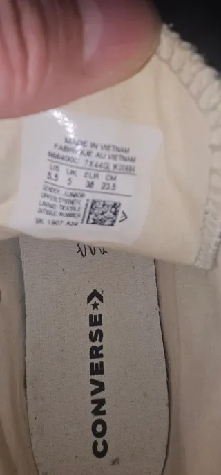 Converse argento glitter donna