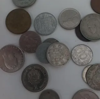 Lote de monedas antiguas