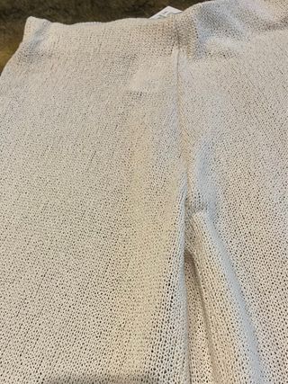 Conjunto Zara Chaleco y Pantalón Beige