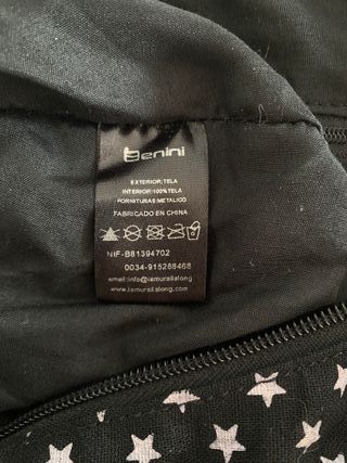 Bolso de tela con estrellas