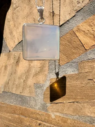 Colgante Piedra Luna Plata 925