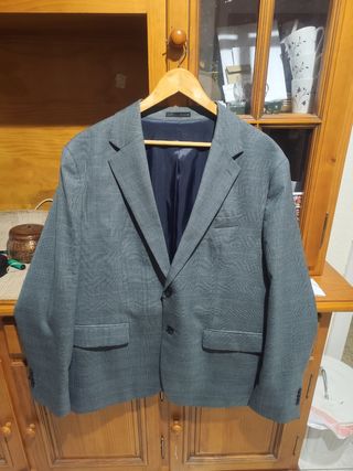 Americana Blazer Zara Talla 56 Gris