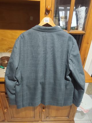 Americana Blazer Zara Talla 56 Gris