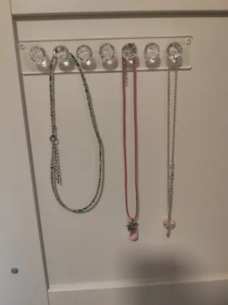Organizador de joyas con colgantes
