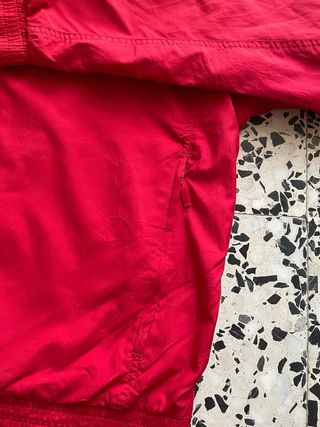 Adidas Chaqueta Roja Vintage 90s